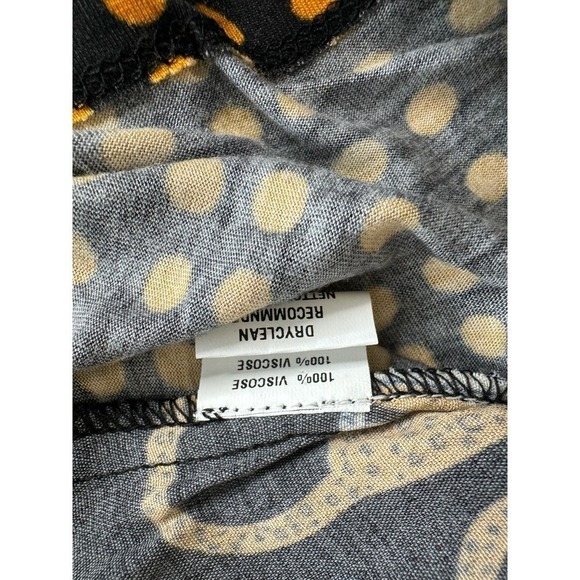 Bl^nk London Blouse Long Sleeve Top Cats Cheetah Black Size XS New - Picture 6 of 9